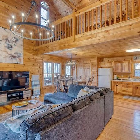 Mtn Cabin Sleeps 10 - 5 Mins To Fishing & Camping Эллиджей Экстерьер фото