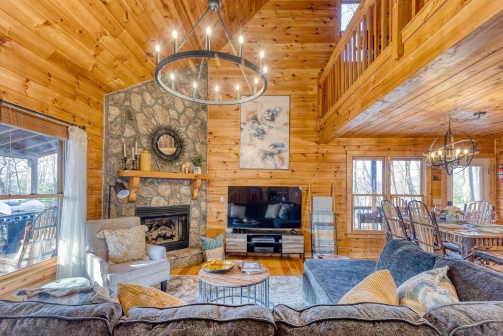 Mtn Cabin Sleeps 10 - 5 Mins To Fishing & Camping Эллиджей Экстерьер фото