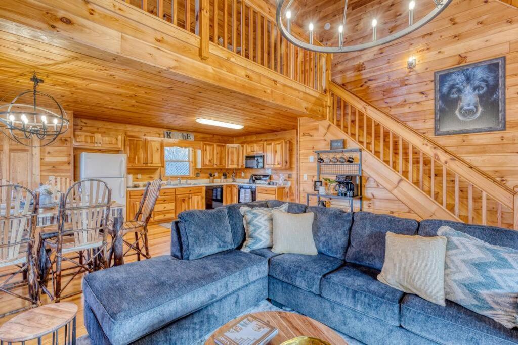 Mtn Cabin Sleeps 10 - 5 Mins To Fishing & Camping Эллиджей Экстерьер фото
